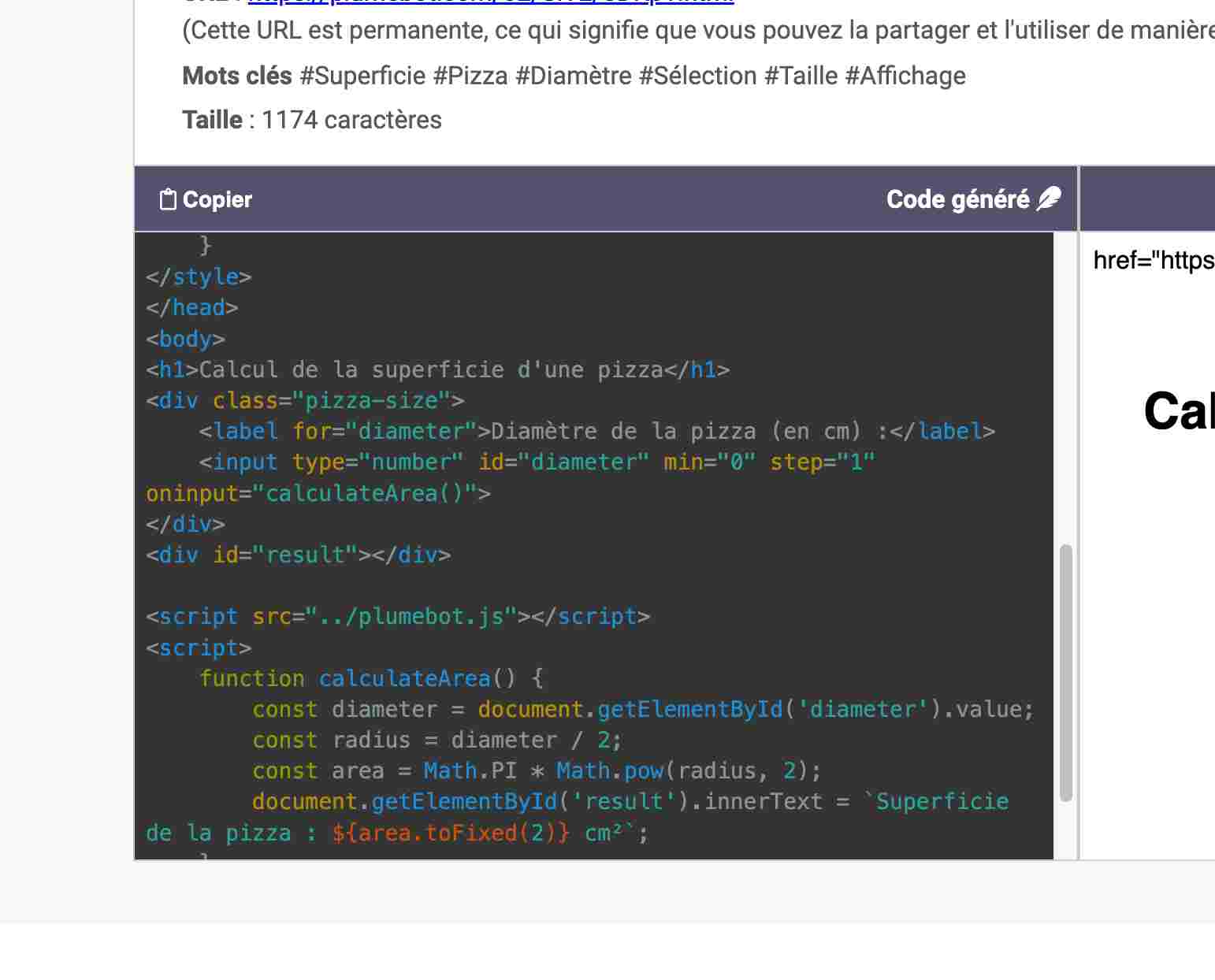 Web Gen IA - Interface utilisateur